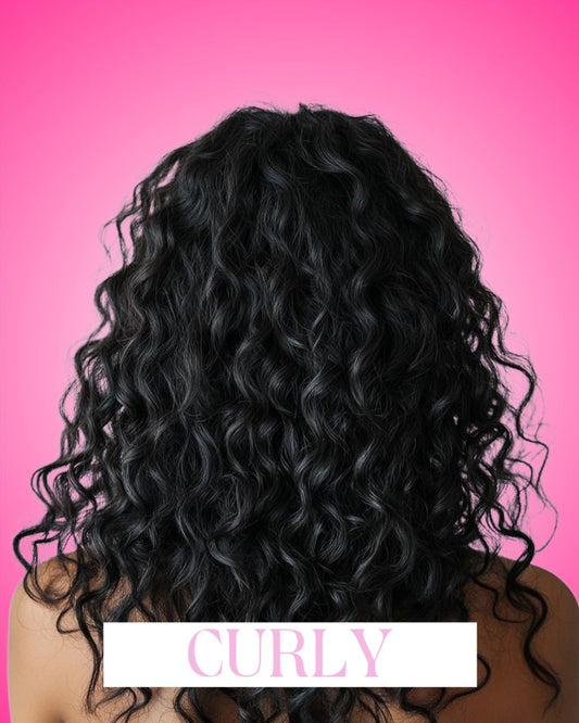 Curly Transparent Wig